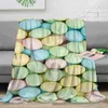 Blankets Magic Pumping Cute Easter 3D Print Velvet Home Sofa Sherpa Blanket For Beds Warm Fleece Camping Quilt