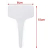 Garden Supplies Other 300PCS Plastic T-Type Plant Tags Labels White Nursery Markers 6x10CM