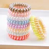 New Hair Accessories Women Scrunchy Girl Hair Coil Rubber Bands Ties Rope Ring Ponytail Holders Telephone Wire Cord Gum Bracelet FY4951 830