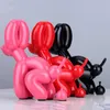 Créatif merde ballon chien Statue décoration de la maison moderne nordique mignon Animal résine Art Sculpture artisanat décors de bureau ornements 2103013088