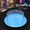 Couvercle en plastique pour plat à sushi Buffet Bande transporteuse Sushi Réutilisable Couvercle de plat à gâteau transparent Accessoires de restaurant RRE10541