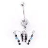 D0791F Belly Navel Button Ring Clear Color0123456784211770