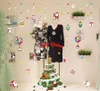 Dekoracje świąteczne naklejki klejowe statyczne statyczne naklejki xmas dekoracje migawki dekoruj ozdoby sklepu Newyear Atmosphere