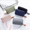 Pc Solid Cosmetic Bag Korean Style Women Makeup Pouch Toiletry Waterproof Organizer Case Bags & Cases