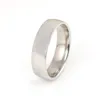 Fashion Charm Simple Glossy Single Circle Jewelry Band Ring Men Stainless Steel Black Gold Rings For Women