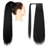 Perucas sintéticas Azqueen 24039039 Kinky Straight rabo de cavalo clipe em pasta mágica resistente ao calor envoltório afro yaki peças de cabelo para wo2663754