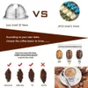 BIG & Small CUP Espresso Capsulas ReusableNespresso Vertuoline & Vertuo Stainless Steel Refillable Coffee Filter Pods 210712
