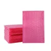 100Pc Bubble Mailers Enveloppes Rembourrées Doublées Poly Mailer Self Seal Rose Enveloppe D'expédition Étanche bulle express Mailing Bag 549 V2