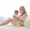 Le Couple Maternity Fotografia Rekwizyty Suknia Seksowna Koronki Koronki Suknie Suknie Do Fotografii Szybek Moda Ciąża Dress Q0713