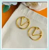 Модные золотые серьги-кольца для женщин, вечеринок, свадеб, подарков для влюбленных, ювелирные изделия для невесты, imstrongstore 21081601Q2112899
