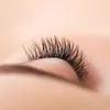 Yiowio grossist v form typ ellipse platt split tips eyelash förlängning premad volym maquiagem cilios individuella silke 2d fransar