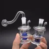 10mm female Mini Glass Bong Water Pipes Pyrex Hookah Oil Rigs Thick Heady Recycler Rig for smoking oil bong