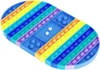 Fidget Zabawki Rainbow Witamy Style Board Rodzina Jedna puzzle Gry Fidgets Sensory Autyzm Specjalne wymaga naprężenia lęku Reliever do Office Fluorescen