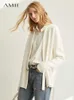 women's spring pine ribbon knitting wool coat solid full sleeves belt vneck sweater 11940411 210527