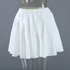 Летние повседневные сплошные женщины короткие юбки японский Kawaii Simple Mujer Faldas сладкий A-Liine свободная женская одежда 13A273 210525