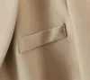[Deat] Lente Herfst Mode V-hals Single Button Lange Mouw Blazer Coat Hoge Taille A-lijn Rok Dameskleding 13A806 210730
