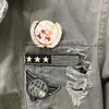 베레트 유엔 평화 유지군 캡 모자와 유엔 배지 cockade 기념품 Berets312n