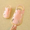 0-2 años de edad, hombre y mujer, sandalias para niños pequeños, estilo de verano, suela blanda, zapatos llamados, primeros caminantes coreanos