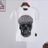 Plein Bear T Shirt Męskie Designer Tshirts Rhinestone Czaszki Mężczyźni Koszulki Klasyczne Wysokiej Jakości Hip Hop Streetwear Tshirt Casual Top Tees PB 16304