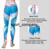 Leggings da donna Blue Heart Activewear Pantaloni Abbigliamento sportivo da allenamento 2021 Leggings tie dye per abiti sportivi Mujer