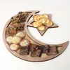 1 pièces Ramadan Kareem décoration de fête pour la maison Eid Mubarak boîte-cadeau Dessert plateau artisanat Islam musulman Festival Table décor