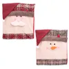 Xmas Decor Chair Cover Christmas Santa Home Party Decoration Supplies 51 * 48 cm