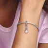 100% argento sterling 925 con la sirenetta, adatto per braccialetti europei originali, gioielli di moda, accessori338S