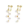 Mode Haute Quanity Insolite Imitation Perles Dangle Boucles D'oreilles Bohème Glamour Vintage Mariage Chic Accessoire Pour Les Femmes En Gros