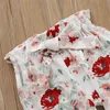 3 pezzi abbigliamento per bambini tinta unita giacca per maglieria maniche lunghe fiore bambini donna pagliaccetto pantaloni foulard abito autunno 30ss K2