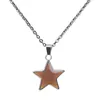 fashion cartoon star mood necklace change color necklaces 12pcs/lot