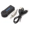 2021 Nieuwe 3.5mm Jack Bluetooth 4.1 Auto-ontvanger Draadloze Adapter Zender Handsfree Phone Call Aux Music Receiver voor thuis met Detaille Box Hoge kwaliteit