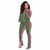 Fall Clothes for Women Tracksuits 2 Piece Set Hollow Out Sport Suit Fashion Jacket Pantsuit Bulk Items Wholesale Lots K7507