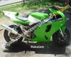 카와사키 닌자 ZX7R ZX-7R ZX 7R 녹색 화이트 ABS 오토바이 페어링 1996 1997 1999 2000 2001 2002 2003 2003