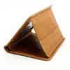 Wallets Genuine Leather Men Short Trifold Wallet Multi Slots Holders Male Clutch Vintage Purse Money Bags2933