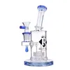 Royal 2021 7 인치 6 팔 트리 유리 봉 매트릭스 Perc Hookahs DAB 오일 장비 14mm 석영 벤터 워터 파이프