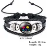 Glass Cabochon Autism Bracelet Weave adjustable Multilayer Wrap bracelets charm women men fashion jewelry will and sandy