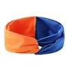 Kvinnor Turban Headbands Plain Twist Stretch Hairband Sport Yoga Headwrap Spa Head Band Hair Tillbehör 20 Design Valfri BT6664