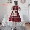 Casual Dresses Christmas Lolita Dress Girl Costume Little Red Riding Hood Cape Op Long Sleeve MAGOGO2645971