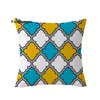 Aksamitna poduszka pokrywka geometryczna poduszki dekoracyjne obudowa zwierzęcy żółty ptak poduszka poduszka do domu poduszka do sofy do poduszki/dekoracyjnej