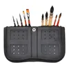 Pencil Bags 2x 38cm/29cm Artist Paint Brush Holder Zippered Case For Oil Acrylic Watercolor Breathable Painting Kit