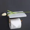 Porta carta igienica Porta fazzoletti in marmo naturale nordico Bagno Accessori per il bagno con asciugamani a parete senza punzonatura