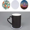 Sublimering Blanks Bilar Coaster Mats DIY Car Cups Holder Underlägg med absorberande Neopren Blank Drink Cup Mat Pad för dina egna hantverk