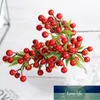 Mini Artificial Berries Flower Christmas Fruit Fake Berry and Small Foam Flowers Decoration Wedding Home Table Plant Arrangment1