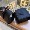 クラシックデザイナーヘッドフォンアクセサリー1 2 3 Airpod ProケースファッションP保護ブラックイヤホンパッケージキーチェーンカバーのエアポッドケース