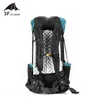 3F UL Gear Ultralight wandelende rugzak lichtgewicht camping pack reizen bergbeklimmen backpacken trekking rucks 45L Q0721