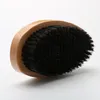 Abeis Torino Pro 360 Wave Brush Natural Wooden Men Boar Bristle Hair Barber Mustache Combh For Men