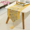 Avigers – chemin de Table jaune moderne de luxe, décoration de maison pour fête de mariage, el 210708