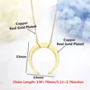 Statement Horn Crescent Moon Pendant Long Chain Necklace For Women Simple Jewelry Birthday Gift Kolye Bayan Necklaces264l