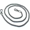 Bag Parts & Accessories Fashion Black Gold 110cm Women's Iron Chain Hardware Luggage Silver Bar Metal HandBag Shoulder Strap