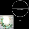 Сторона украшения 1,5 м ПВХ кольцо воздушный шар арки DIY венок кадр фона держатель круг баллон стоять свадебный день рождения декор детский душ
